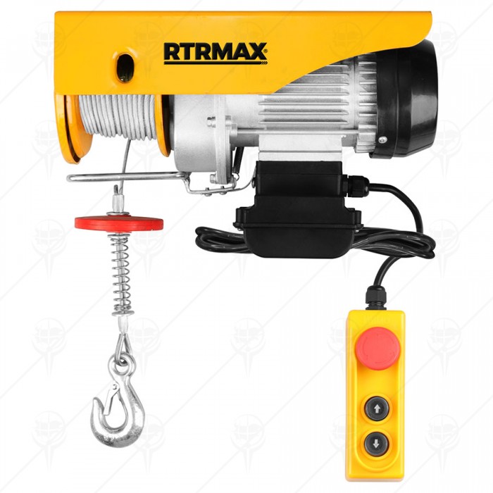 ELECTRIC CHAIN HOIST 125/250 kg ROPE 20m 500W RTRMAX