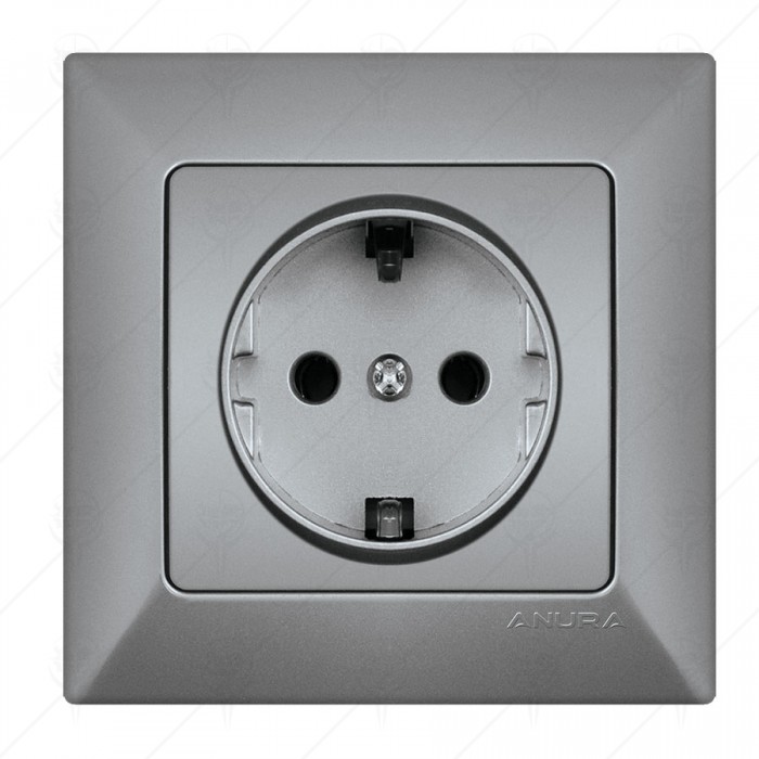 EARTHED SOCKET ALUMINIUM ANURA