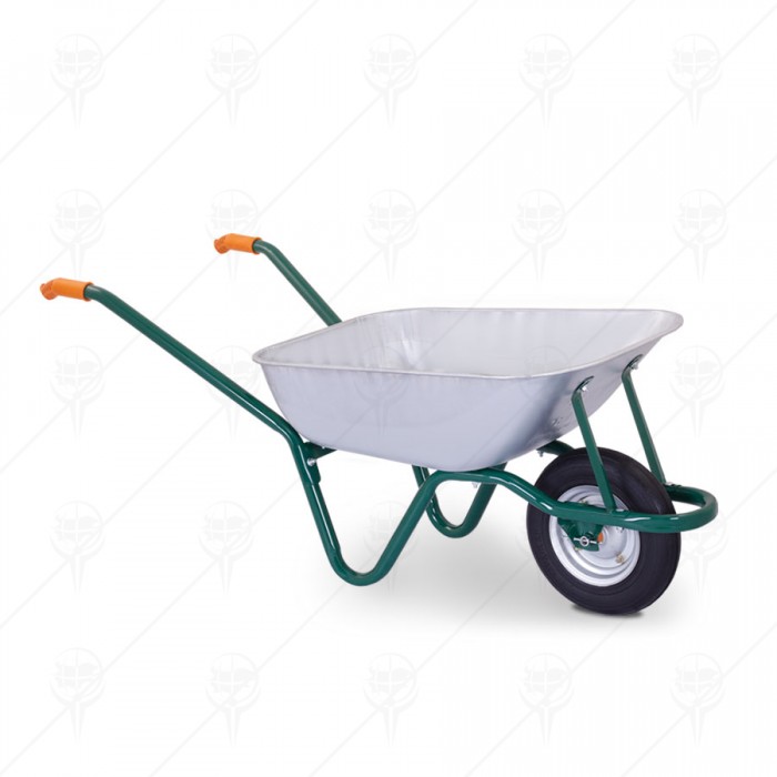 GALVANIZED WHEELBARROW 90L  INFLATE
WHEEL PREMIU