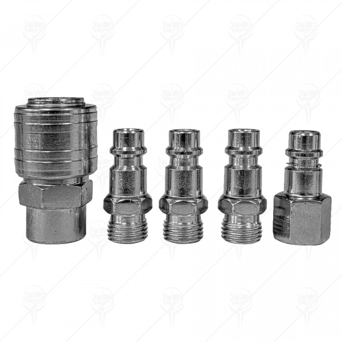 AIR QUICK COUPLINGS 1/4 5PCS. PREMIUM