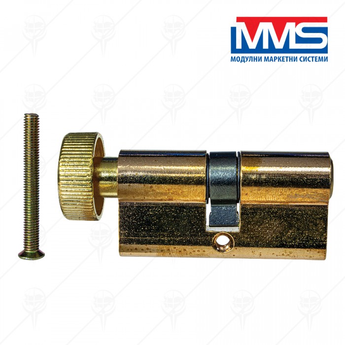 CYLINDER 5KEYS/63MM WITH TURNING PART BLISTER