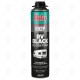 GUN BLACK POLYURETHANE FOAM 892P RV UV 600 ml AKFIX
APPLICABLE AT -12 DEGREES