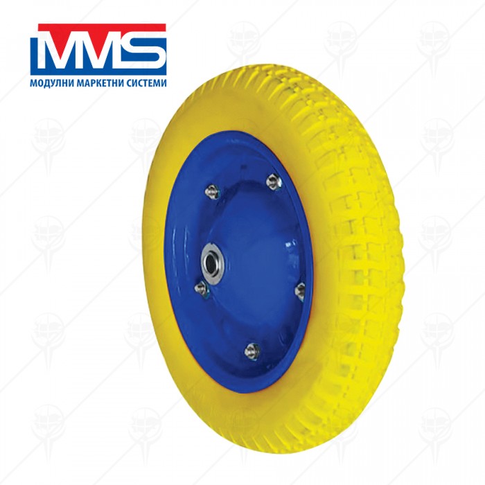 WHEEL FOR BARROW 335MM PU WELLOW