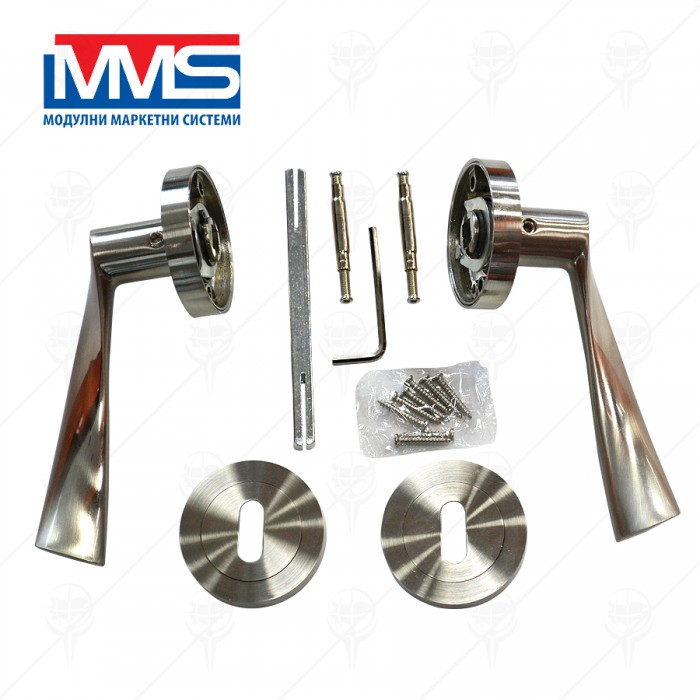 HANDLE FOR DOOR SIMPLE  INOX MMS