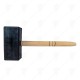 RUBBER HAMMER 1 kg. square, wood, etc. BG new