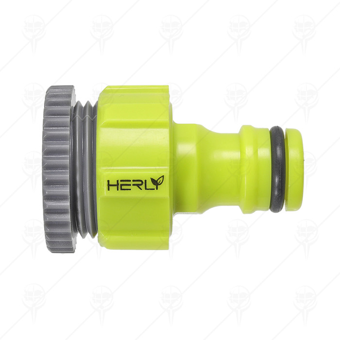 АДАПТЕР 1/2"м С РЕЗБА 1/2"-3/4"ж ABS HERLY-S