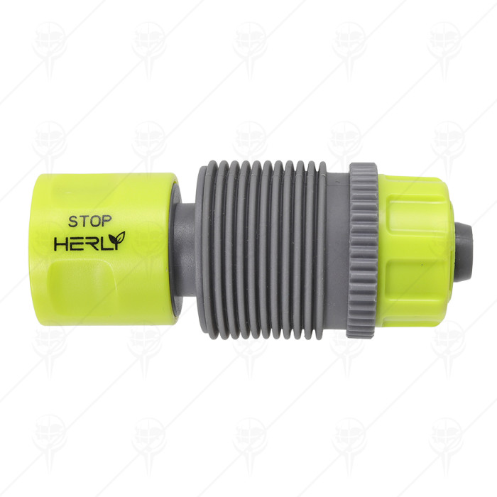 КОНЕКТОР 1/2"ж STOP за МАРКУЧ 1/2" С ГЪВКАВА ВРЪЗКА ABS HERLY-S