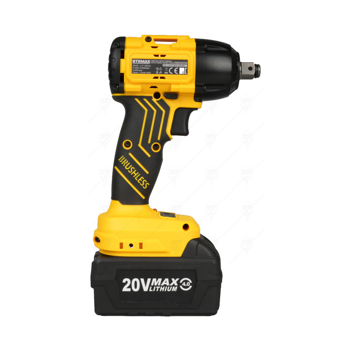 CORDLESS IMPACT WRENCH 20V 4Ah S-LION 2 BAT. B4 RTRMAX RTS5030