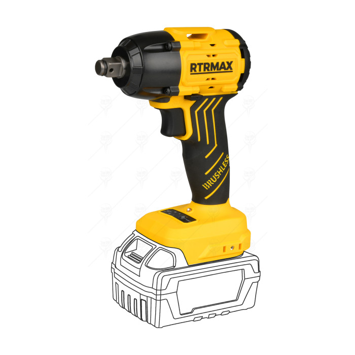 CORDLESS IMPACT WRENCH 20V 4Ah S-LION 2 BAT. B4 RTRMAX RTS5030