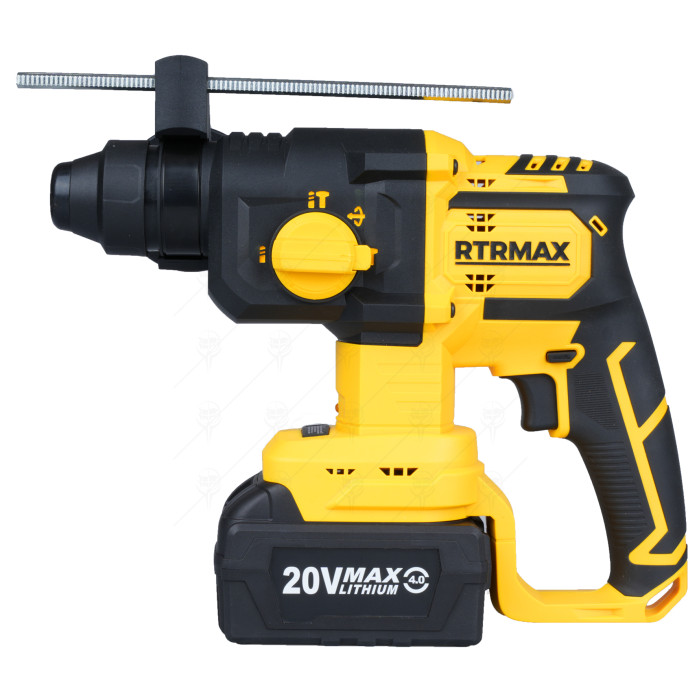 CORDLESS ROTARY HAMMER 20V 4Ah S-LION 2 BAT. B4 RTRMAX RTS5040