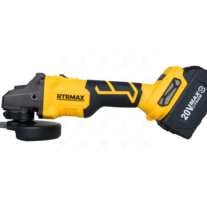 CORDLESS ANGLE GRINDER 20V 4Ah S-LION 2 BAT. B4 RTRMAX RTS5050