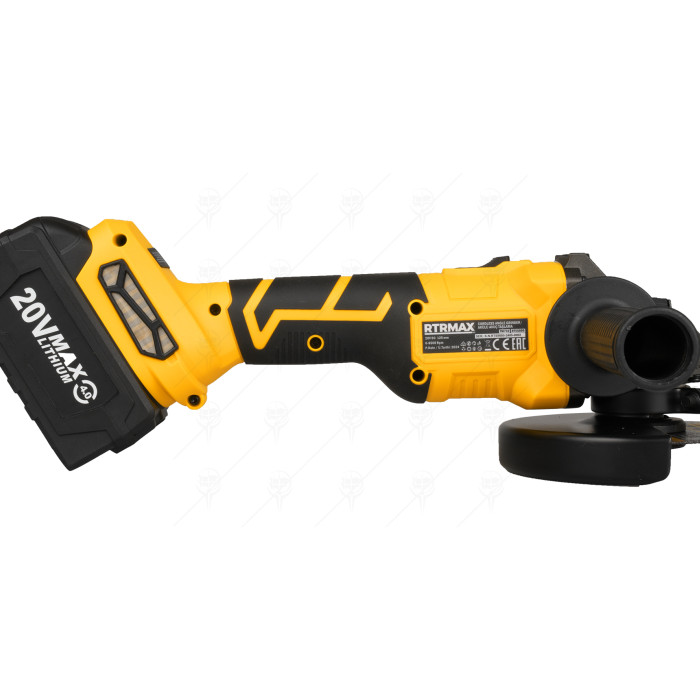 CORDLESS ANGLE GRINDER 20V 4Ah S-LION 2 BAT. B4 RTRMAX RTS5050