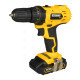 CORDLESS DRILL 18V 1.5Ah LI-ION WITH 2 BAT. RTRMAX RTM350